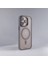 Apple iPhone 13 Pro Max Uyumlu Kılıf Zebana Vault Silikon Kılıf (Kablosuz Şarj Destekli) Gri 2