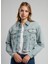 Kadın Klasik Yaka Regular Fit Denim Ceket 252 Lcf 131006 Freya Denım 2