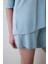 Collagen Açık Mavi Şortlu Pijama Takımı 3