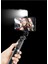 Siyah Kablosuz Kumandalı Telefon Selfie Çubuğu Ayaklı Tripod Bluetooth Kumandalı LED Işıklı 1