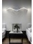 Wave Modern Tasarım Gri Renk Gün Işığı Ledli Banyo - Mutfak - Salon LED Duvar Aplik 4