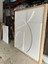 Dekoratif Minimal, 3D Kum Dokulu El Yapımı Soyut Tablo, Tabloda Yeni BOYUT-100X120-KIRIK BEYAZT3D5-54101 3