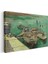 Vincent Van Gogh - Rhône Nehri Üzerinde Tekneler Kanvas Tablo 3