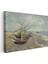 Vincent Van Gogh - Saintes-Maries'deki Plajda Balıkçı Tekneleri Kanvas Tablo 3