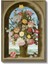 Ambrosius Bosschaert - Kemerli Pencerede Çiçekler Kanvas Tablo 2