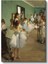 Edgar Degas - Dans Dersi Kanvas Tablo 2