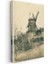 Vincent Van Gogh - Le Moulin De Blute-Fin Kanvas Tablo 3