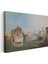 J.m.w. Turner - Italya Nehir ve Köprü Manzarası Kanvas Tablo 3