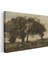 Jean-Baptiste-Camille Corot - Ağaçlar ve Çoban Kanvas Tablo 3