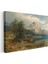 Albert Bierstadt - Dağ Gölü Manzarası Kanvas Tablo 3