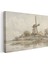 Jan Van Goyen - Değirmen Manzarası Kanvas Tablo 3