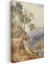 J.m.w. Turner - Dağ Vadisi Manzarası Kanvas Tablo 3