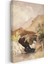 David Cox - Taş Köprü Kanvas Tablo 3