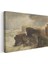 J.m.w. Turner - Fırtınalı Denizde Kayalıklar Kanvas Tablo 3