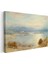 J.m.w. Turner - Göl Manzarası ve Kale Kanvas Tablo 3
