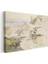 John Ruskin - Alp Dağları Manzarası Kanvas Tablo 3