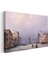 Francesco Guardi - Venedik Grand Canal Kış Manzarası Kanvas Tablo 3