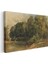 Jean-Baptiste-Camille Corot - Göl Kenarında Ağaçlar Kanvas Tablo 3