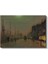 John Atkinson Grimshaw - Rıhtımda Gece Kanvas Tablo 2