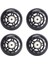 4 Adet Paten Yanıp Sönmeyen Tekerlek Paten Tekerleği 70X24MM Rulman Paten Aksesuarları Kaymaz (Yurt Dışından) 4