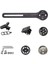 Vırb Veya Gopro Için Karbon Fiber Entegre Gidon Bilgisayar Standı Bisiklet Standı Kenar Montaj Gidon Combo Montaj-C (Yurt Dışından) 4