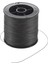500M 50LB Renkli 4 Telli Multifilament Pe Örgü Misina (Siyah) (Yurt Dışından) 2