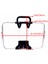 Brompton S-Bag Sepet Çanta Katlanır Bisiklet Aksesuarları Için Katlanır Bisiklet Çantası Sepet Çerçeve Standı 40X26CM Gümüş (Yurt Dışından) 3