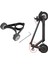 Elektrikli Scooter Aksesuarları Depolama Braketi Yardımcı Tekerlek Destek Braketi Xiaomi M365 1s Pro Ninebot F40 F30 F20 Için (Yurt Dışından) 4