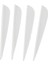 Arrows Vanes Dıy Okçuluk Okları Için 4 Inç Plastik Tüy Fletching 50 Paket (Beyaz) (Yurt Dışından) 1