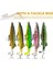 Kancalı Balıkçılık Lures, Yapay Sert Swimbaits Wobbler Dönen Kuyruk Olta Takımı 3D Gözler (Yurt Dışından) 2