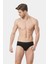 Erkek Likralı Slip 166/SIYAH 1