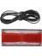 Bisiklet Dinamo Arka Işık ile Park Lambası Ac 6 V 0.5 W LED Bisiklet Arka Lambası Fit 50MM Montaj Deliği Bisiklet Rafı Taşıyıcı Lamba (Yurt Dışından) 1