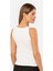 Kadın Halter Yaka Fitilli Atlet 3403/BEYAZ 3