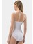 Kadın Ip Askılı Pamuklu Agraflı Body 284/BEYAZ 4
