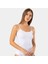 Kadın Ayarlanabilir Ip Askılı Kaşkorse Likralı Pamuklu Atlet 970/BEYAZ 1