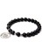 19CM Tarzı Mat Oniks 7 Çakra Bileklik Doğal Ametist Boncuklu Bilezik Budizm Lotus Taşı Bileklik Erkekler Reiki Taş Pulsera Kadınlar Yoga Takı (Yurt Dışından) 1