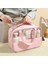 Pvc Şeffaf Büyük Kapasiteli Banyo Çantası 6105 Siyah Üçlü Set (Yurt Dışından) 4