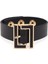 No.1 Boyutu 2021 Yeni Bilezik Moda Geniş Deri Bilezik Kadınlar Siyah Geometrik Metal Bilezik Wrap Charm Takı Femme Hediye (Yurt Dışından) 2