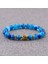 187-R Yeni 8mm Trendy Altın Renkli Buddha Kaplan Gözü&lav Taşı Boncuk Bilezik Erkek Meditasyon Dua Zinciri Bileklik Kadınlar WAB187 (Yurt Dışından) 4