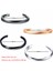 428GR Erkekler Için Antika Gümüş Renkli Çift Kıvrımlı C Bilezikli Küçük Bilek Mobius Bilezik Paslanmaz Çelik Cuff Bilezik Unisex Takı (Yurt Dışından) 4