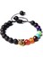 19CM Tarzı Altın Baykuş 7 Çakra Bileklik Doğal Ametist Boncuklu Bilezik Budizm Lotus Taşı Bileklik Erkekler Reiki Taş Pulsera Kadınlar Yoga Takı (Yurt Dışından) 1
