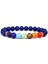M-19CM Stili No.26 Boyutu 7 Çakra Taş Bilezik Kadın Doğal Boncuk Şifa Reiki Dua Buddha Boncuk Bilezik Erkek Şans Yoga Meditasyon Takı Hediye (Yurt Dışından) 1