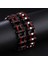 Kırmızı Siyah Erkek Bileklik Moda Punk Mavi Motor Bisiklet Zincir Titanyum Paslanmaz Çelik Lokomotif Bisiklet Zincir Bilezikleri Pulseras (Yurt Dışından) 4