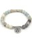 No.2 Boyutu 8mm Hf2 Elastik Ayarlanabilir Doğal Taş Lotus Yaşam Ağacı Buddha Kafası Mat Charm Çakra Şifa Dengesi Reiki Bileklik (Yurt Dışından) 1