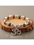 ABJ003-3 8mm Doğal Ahşap Buddha Bileklik Erkek El Yapımı Charms Om Boncuk Yoga Çakra Mala Dua Bileklik Meditasyon Takı Pulsera (Yurt Dışından) 4