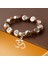 ABJ003-3 8mm Doğal Ahşap Buddha Bileklik Erkek El Yapımı Charms Om Boncuk Yoga Çakra Mala Dua Bileklik Meditasyon Takı Pulsera (Yurt Dışından) 5