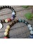 Yaklaşık 18CM Tarzı Bilezik B 8mm Doğal Taş Boncuklar, Dua Bilekliği, Akvamarin, Yedi Şans Bilekliği, Japamala Bilekliği, Ruhani Takı, Meditasyon Boncukları (Yurt Dışından) 5