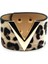 No.12 Boyutu Kadınlar Için Moda Deri Bilezik Leopar Basit Tüm Eşleşme V Kelime Geniş Şık Kolluk Wrap Bilezik Femme Bileklik Takı (Yurt Dışından) 3
