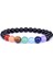 S-17CM Tarzı No.40 Beden 7 Çakra Taş Bilezik Kadın Doğal Boncuk Şifa Reiki Dua Buddha Boncuk Bilezik Erkek Şans Yoga Meditasyon Takı Hediye (Yurt Dışından) 1