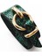 Stil 2 Kırmızı Yeşil Yılan Geometrik Kız Trendy Moda Leopar Desen Geniş Deri Bilezik Kadınlar Vintage Bilezik Kadın Düğün Takı (Yurt Dışından) 2